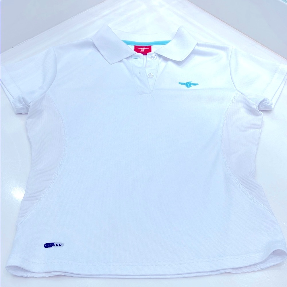 3/$25 White Polo Shirt